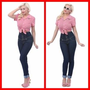Miss Rockwell De Vil High waisted jeans